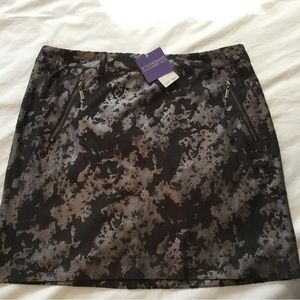 NWT still attached Vivienne Tam skirt urban charm print. Original price $78